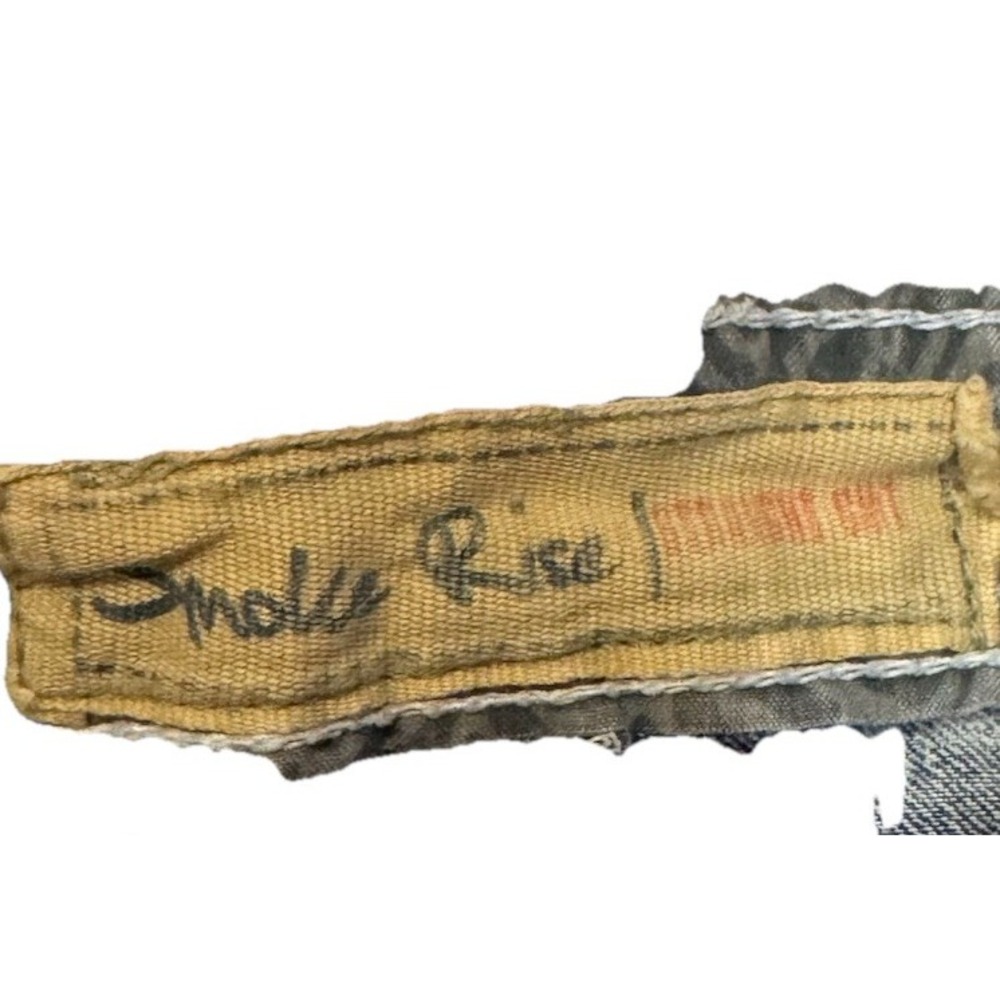 Smoke Rise Women's Jeans Straight Cut Hi-Rise  Acid Wash Denim‎ Cotton Sz.42X32 - Picture 5 of 9